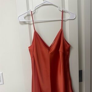H&M Vibrant pink/Orange Satin Dress
